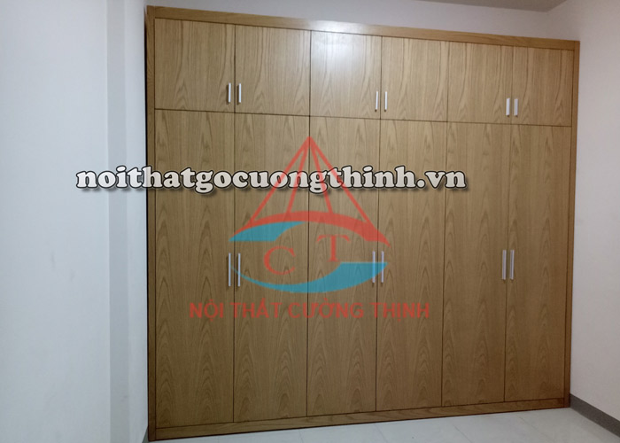 Tủ quần áo âm tường gỗ công nghiệp