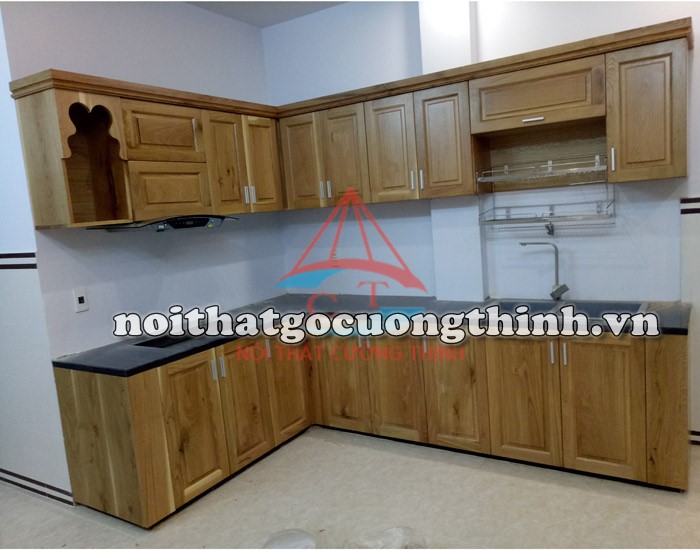 Kệ bếp gỗ Sồi Quận Thủ Đức