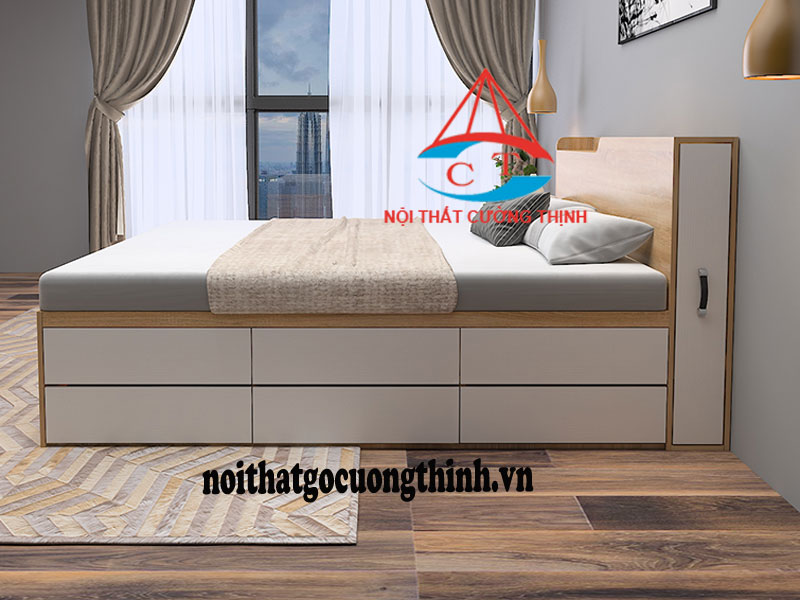 Mẫu giường ngủ có ngăn kéo đa năng