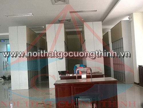 Tủ hồ sơ màu xám vàng gỗ Mdf tại Tp Hồ Chí Minh