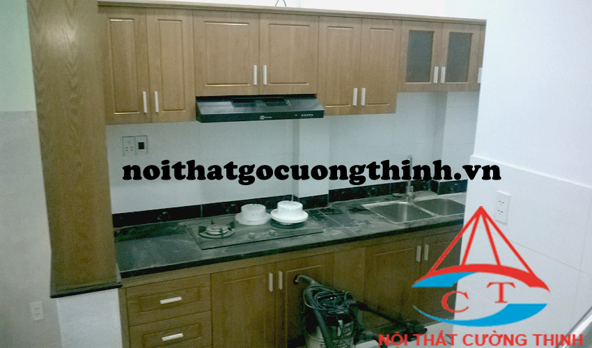 Mẫu tủ bếp đẹp lắp đặt tại Quận 9 TPHCM