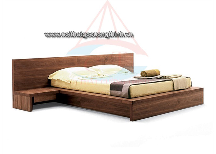 Mẫu giường ngủ đẹp 1m8 gỗ công nghiệp
