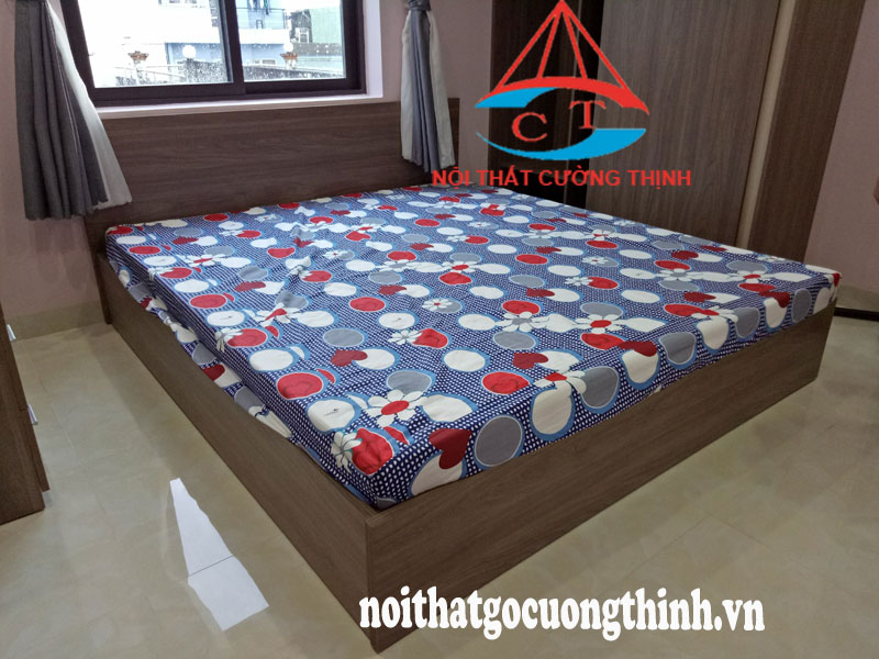 giường ngủ 1m8 gỗ công nghiệp Melamine màu sang trọng đẹp tại Quận Thủ Đức TPHCM