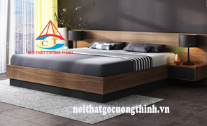 Mẫu giường ngủ đẹp gỗ công nghiệp